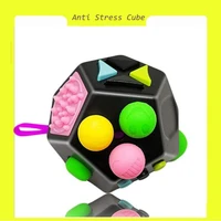 12 sided anti stress cube decompression relieve dice anti anxiety relieve anxiety relief depression children anti stress toy