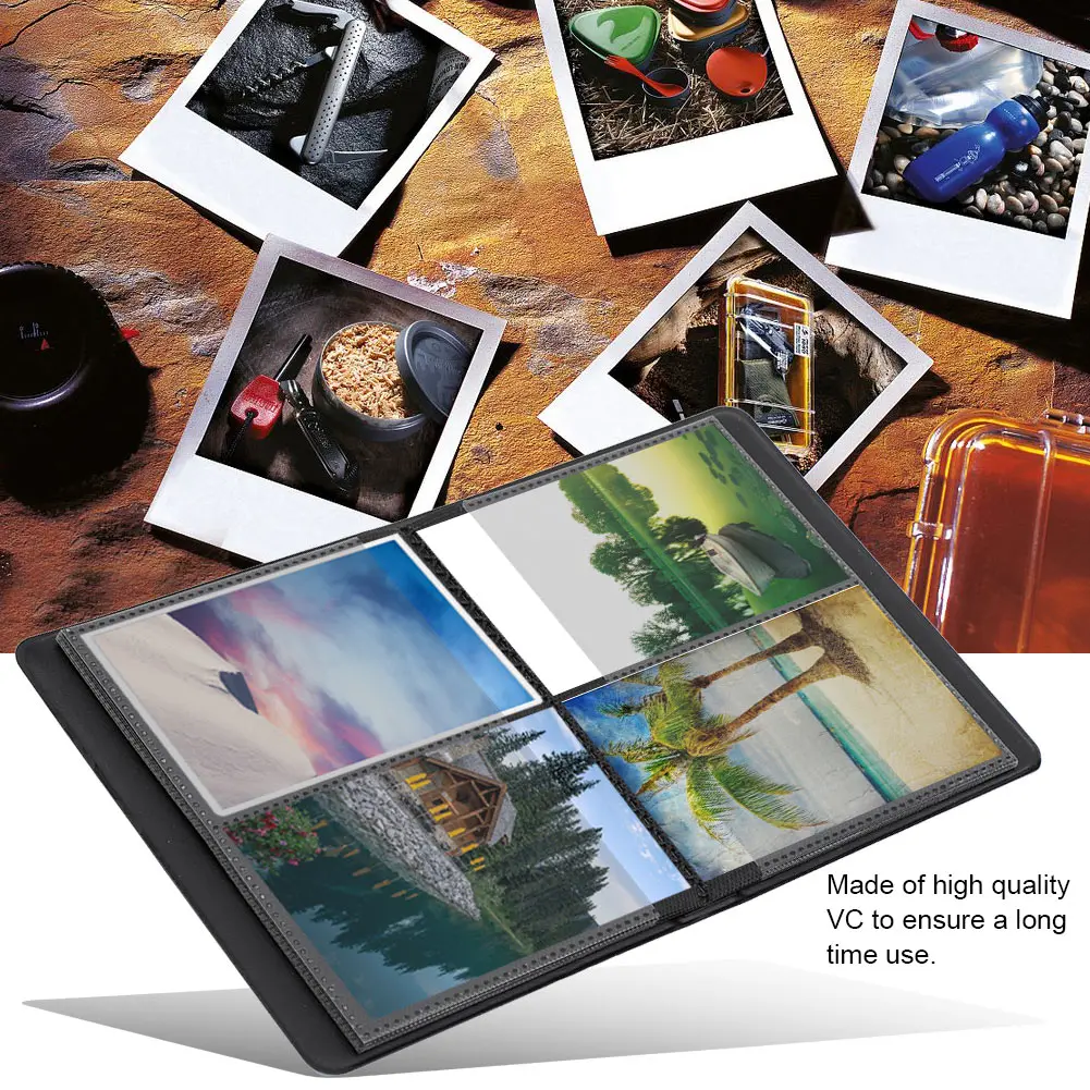 Мини альбом для мгновенных фотографий 3 дюйма 64 кармана|Фотоальбомы| |