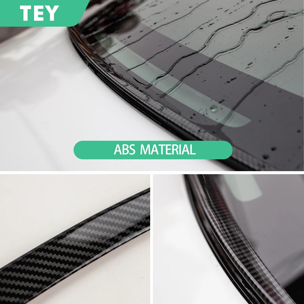 TEY для Tesla Model 3 спойлер из углеродного волокна черный ABS багажник задний крышка