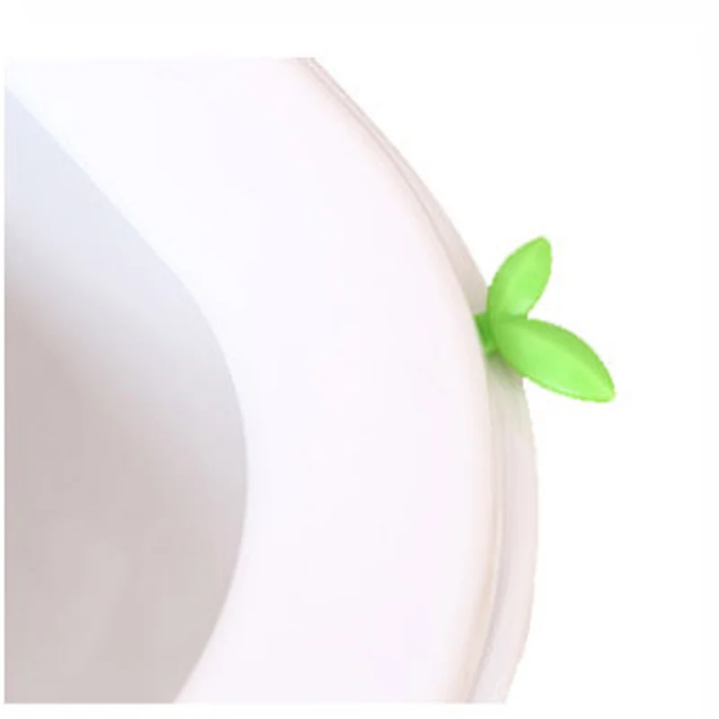Новое 1 шт. устройство для поднятия крышки унитаза с зелеными листьями