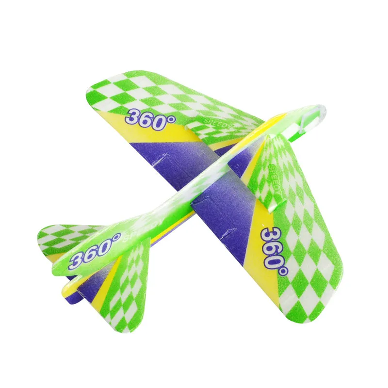 Творческие дети игрушка волшебный 360 градусов кольцевой самолеты пена бумага