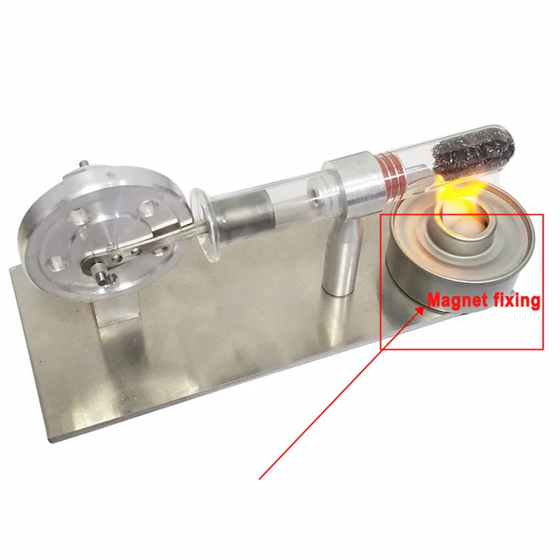 Мини-двигатель Стирлинга мини-генератор внешний турбины Модель с паровым