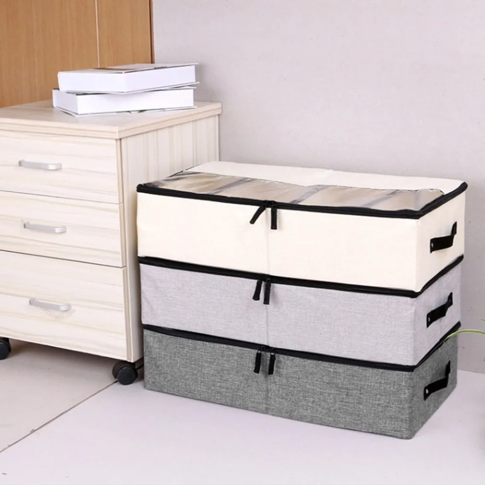 New Style Foldable Storage Box For Shoes Wardrobe Closet Organizer Sock Bra Underwear Bag Under Bed |