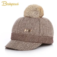 fashion baby cap autumn winter baby hat for girls boys with detachable fur ball pompom kids hats for 1 6 years 12 colors