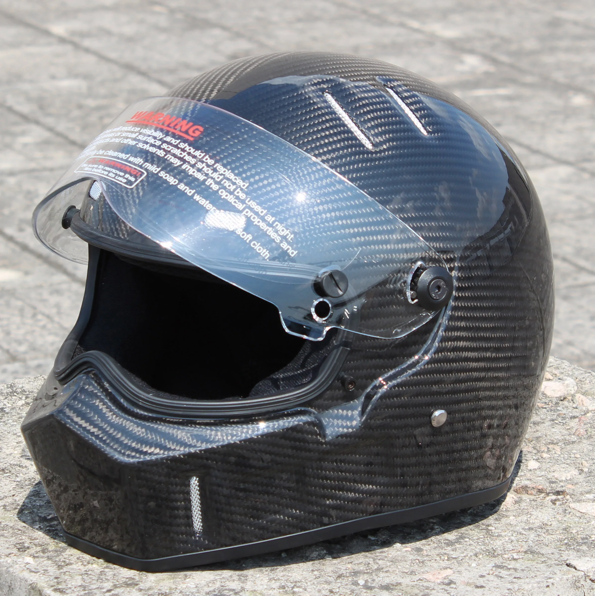 Новый ATV-1 Топ углеродного волокна мотоцикл полный уход за кожей лица шлем картинг