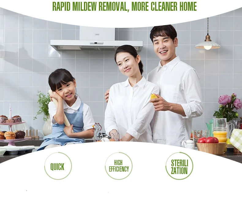 Высокоэффективное средство для удаления пятен плесени на белой стене ванной