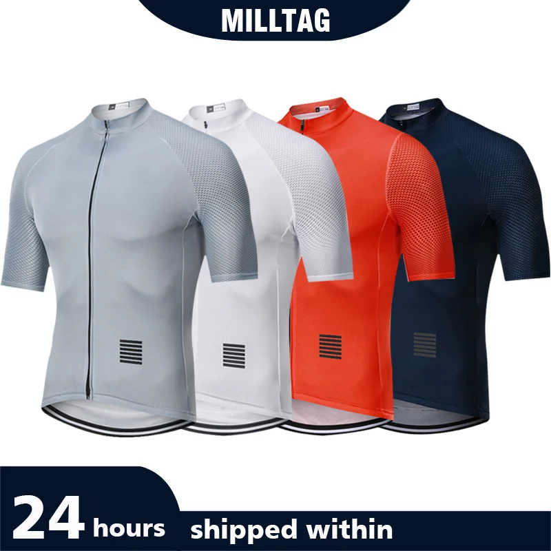 MILLTAG 2022 All New Lightweight Pro Aero Race Fit Short Sleeve Cycling Jersey 3.0 Breathable maillot ciclismo hombre