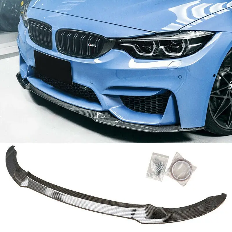 

Loyalty for Front Bumper Lip Spoiler for 2013-2018 BMW F80 F82 Carbon Fiber Coating Water Transfer Printing Car Accessories