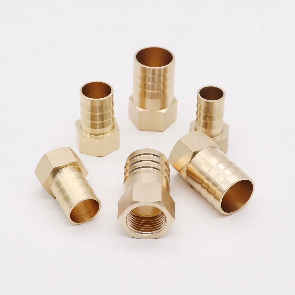 

4mm 6mm 8mm 10mm 12mm 14mm 16mm 19mm 25mm 32mm Hose Barb 1/8" 1/4" 3/8" 1/2" 3/4" 1" Female BSP Brass Pipe Fitting Connector