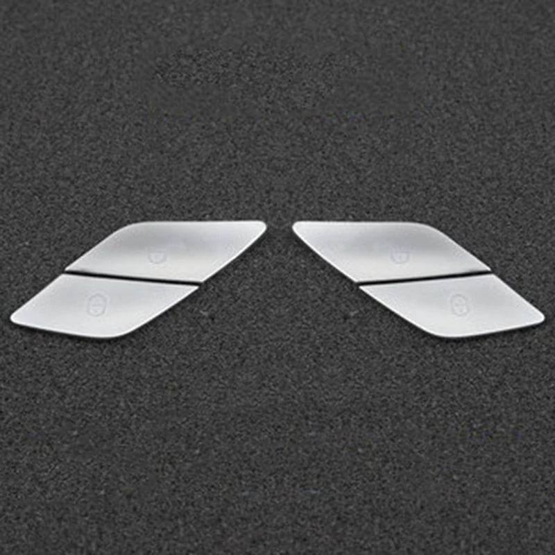 

Car Door Switch Unlock Buttons Sequins Decoration Cover Trim ABS For Mercedes Benz W205 W213 X253 C E Class GLC 2015-2019