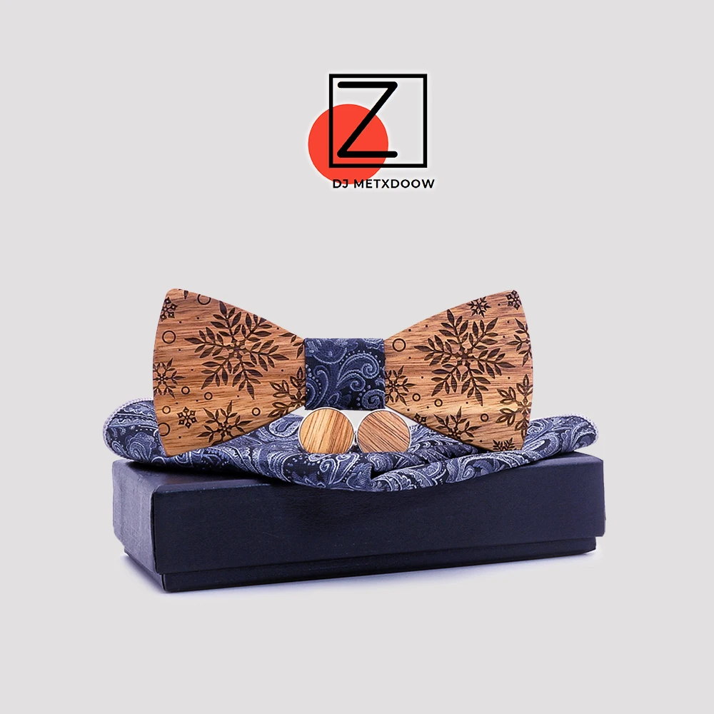 

Мужские рождественские галстуки-бабочки для взрослых Рубашка Снежинка узор полиэстер галстуки-бабочки рождественские подарки