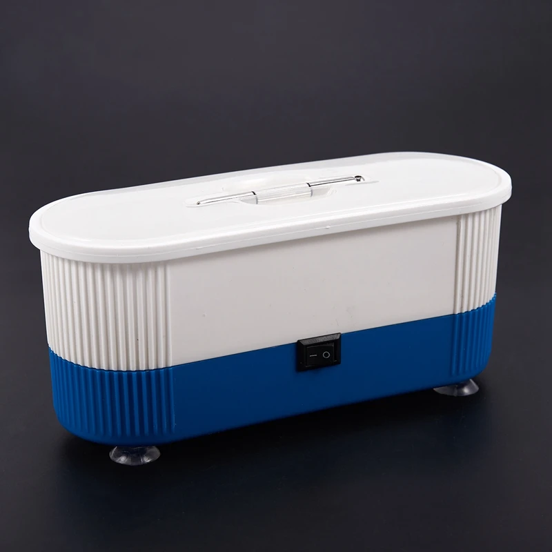 Мини очиститель для ногтей сверлильные очки ювелирные изделия Sonic Cleaner