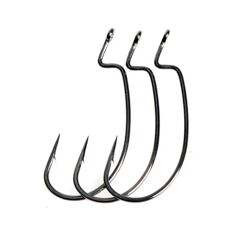 

Super sharp crank handle hooks for lure fishing large size soft bait hooks