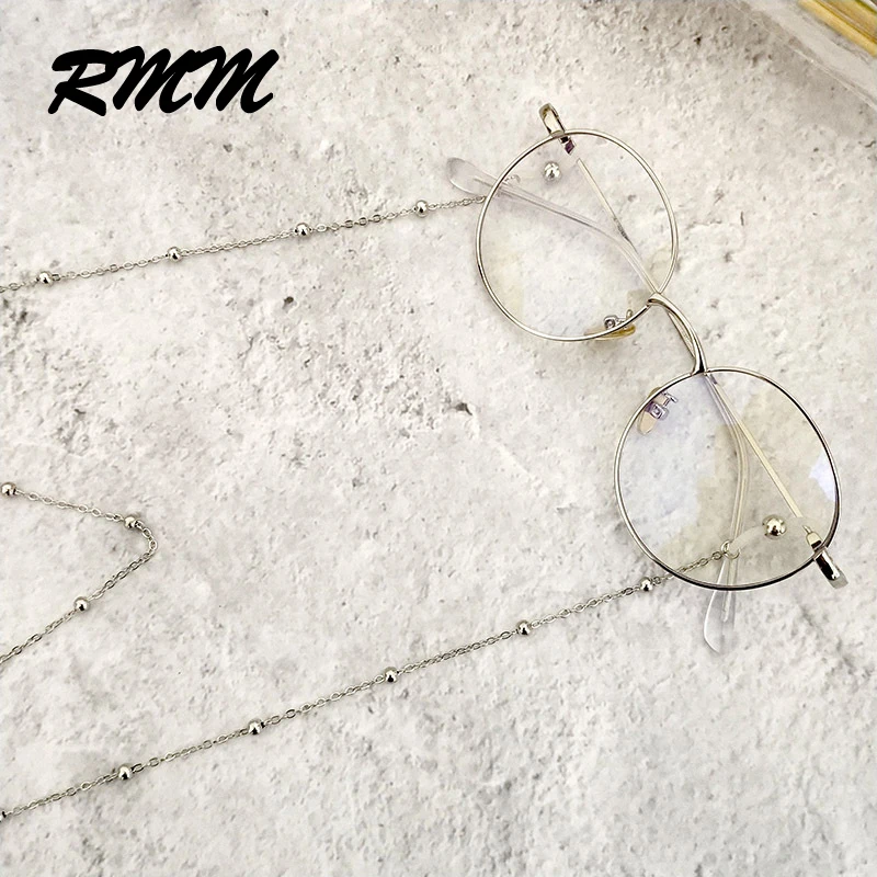 RMM брендовые модные шикарные Золотые Серебряные очки солнечные с цепочкой для