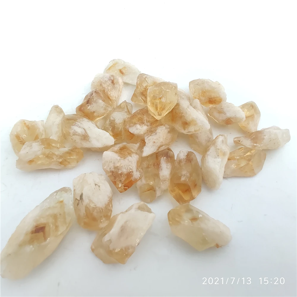 

50g Natural Brazil Citrine Ore crystal Repair Rock Mineral Specimen Collection Home decoration and DIY gifts fish tank stone