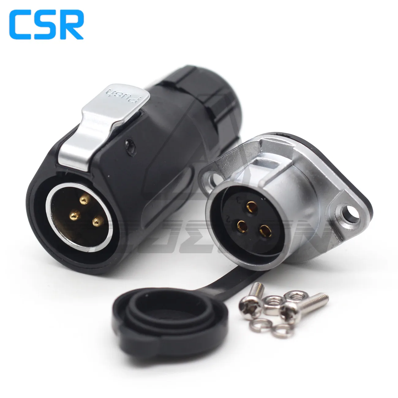 

XHP20 , 2 3 4 5 6 7 8 9 10 12 Pin Waterproof connector Flange Panel Mount Connectors IP67 plug and socket