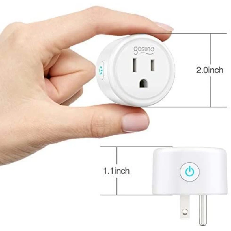 Умная розетка Tuya Smart Life беспроводная Wi-Fi 10 А умная для США энергосберегающий
