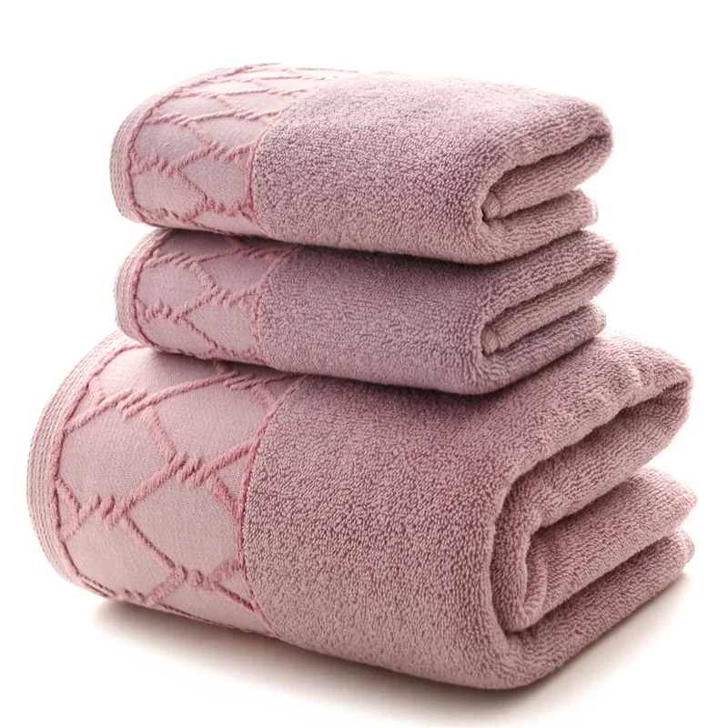 

Luxury Towel 1pc large Bath Towel for Adults Face Towels 100% Cotton Thick Soft Water Quick-Dry WY62303