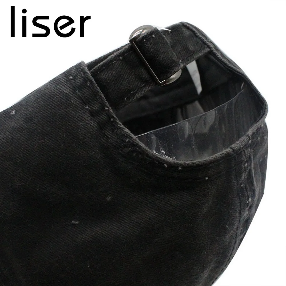 

LISER Unisex Baseball Caps Curved Brim Distressed Cotton Embroidery Pattern Color Matching Outdoor Sports and Leisure Cool Hats