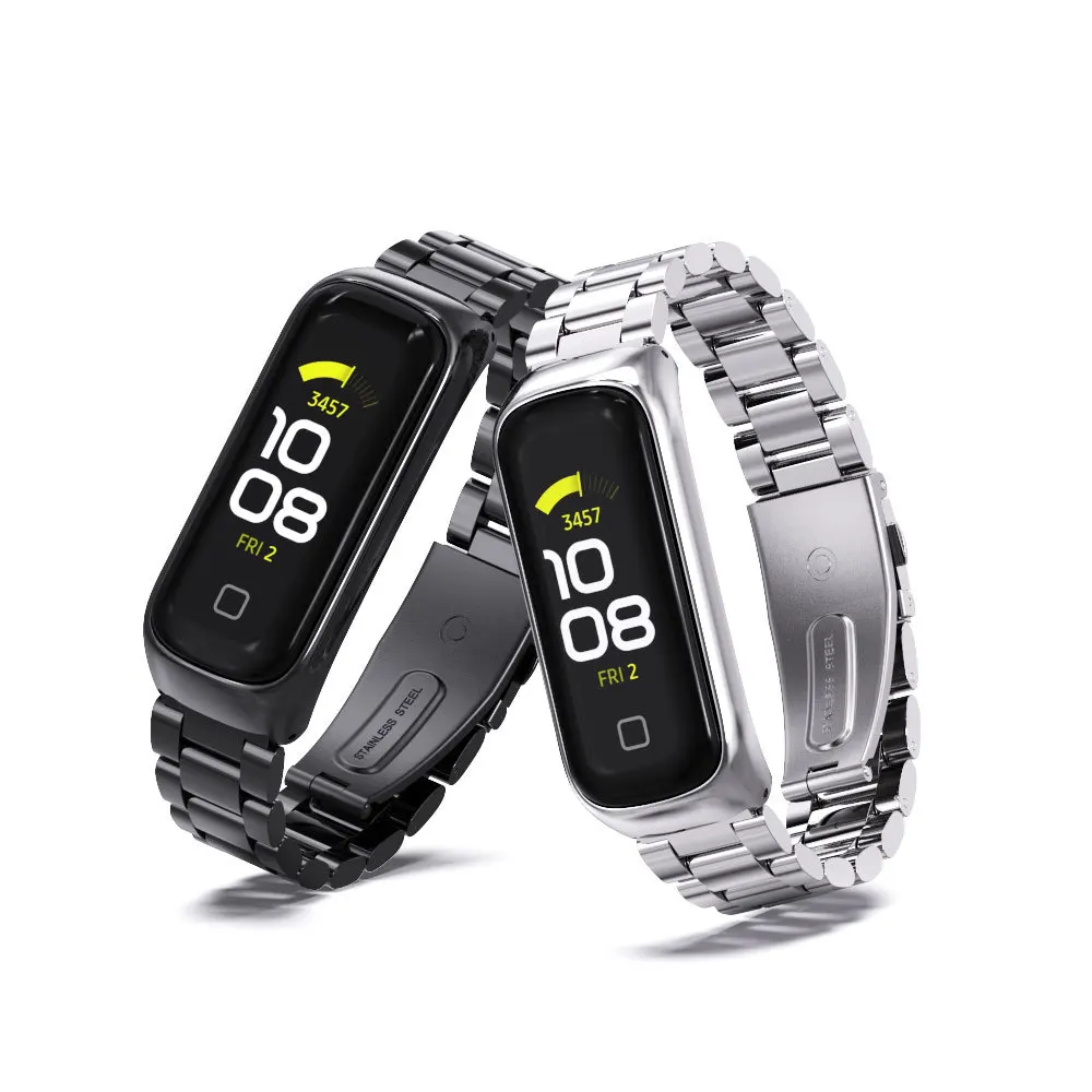 Металлический ремешок для Samsung Galaxy Fit 2 классический браслет из нержавеющей стали