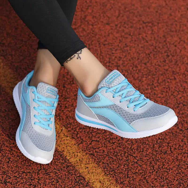 

Sneakers Light Weight Lady Ladies Sport Shoes Sneakers Esportivo Tenis Running Luxo Sports Shoes for Women Brands Tennis 504D