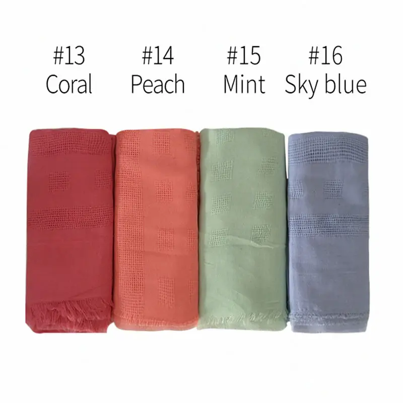 Fashion solid color scarf viscose scarf piercing plaid shawl plain scarves maxi hijab muslim head hijabs wrap muffler 10pcs/lot
