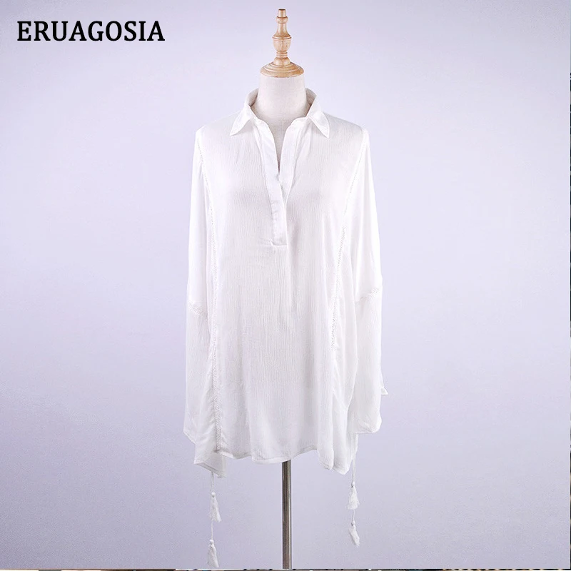

Bikini Cover Up V Neck Cotton See Through Beach Dress 2020 Sexy Tunic Pareo Bathing Suit Women Saida de Praia Swimsuit Cover Up