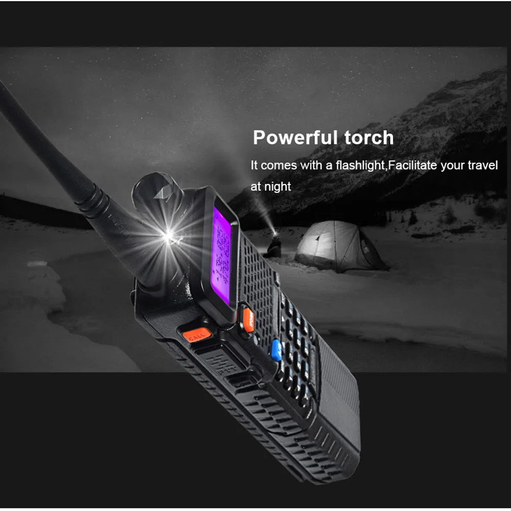 Baofeng UV-5R портативная рация 5 Вт 3800 мАч радиоприемник VHF 136-174 МГц UHF 400-520 МГц Baofeng UV-5R радиокоммуникационная станция