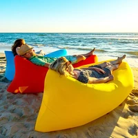 lazy air sofa camping chair beach picnic inflated chair sleeping bag bed inflatable swimming sun loungers outdoor accessories