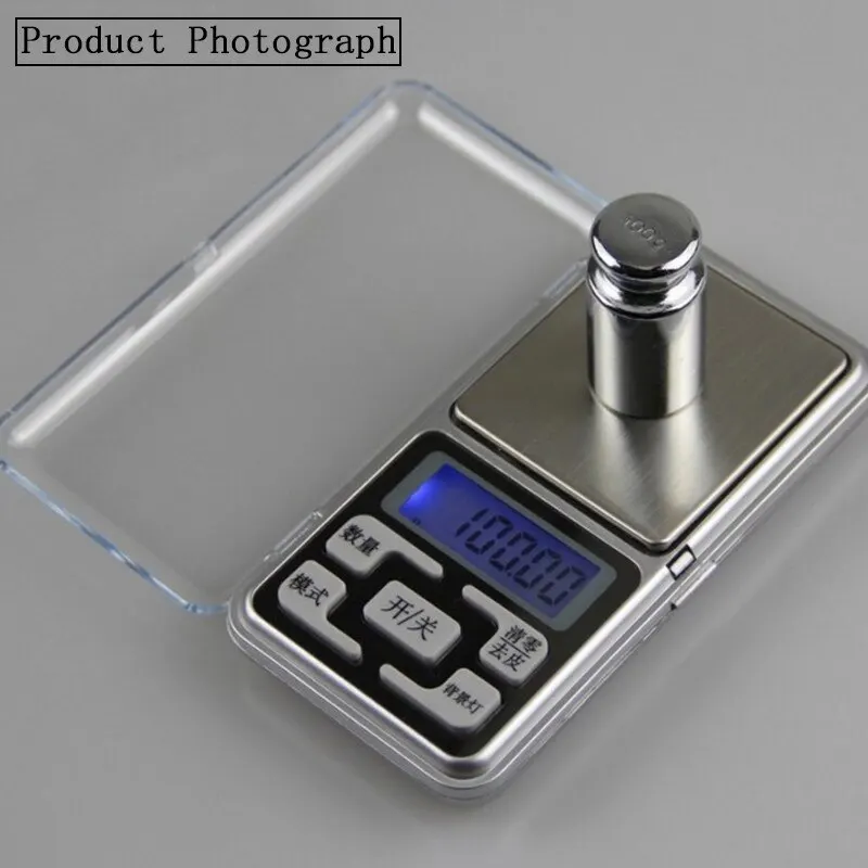 Мини цифровые карманные весы 0 01g/0 1g 100/200/300/500 г Высокая точность Подсветка грамм