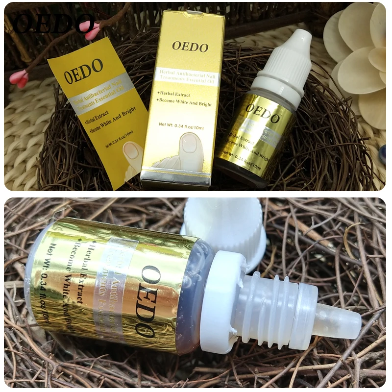 

OEDO Chinese herbal medicine ingredient effective fungus removal nail care essential oil moisturizing care foot nail polish 10ml