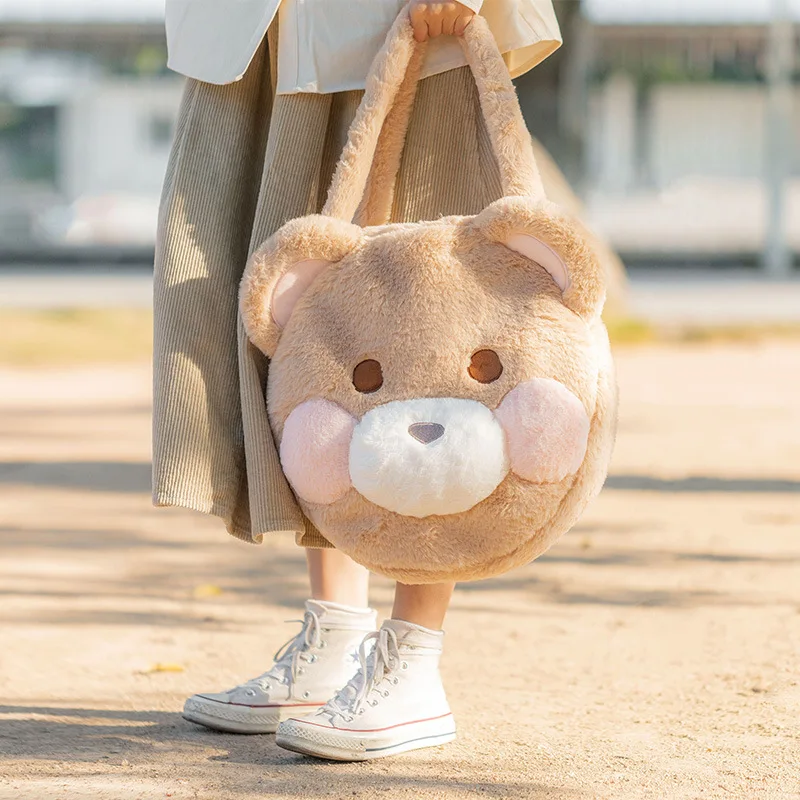 Японские плюшевые рюкзаки с милым медведем из аниме мультфильма рюкзак