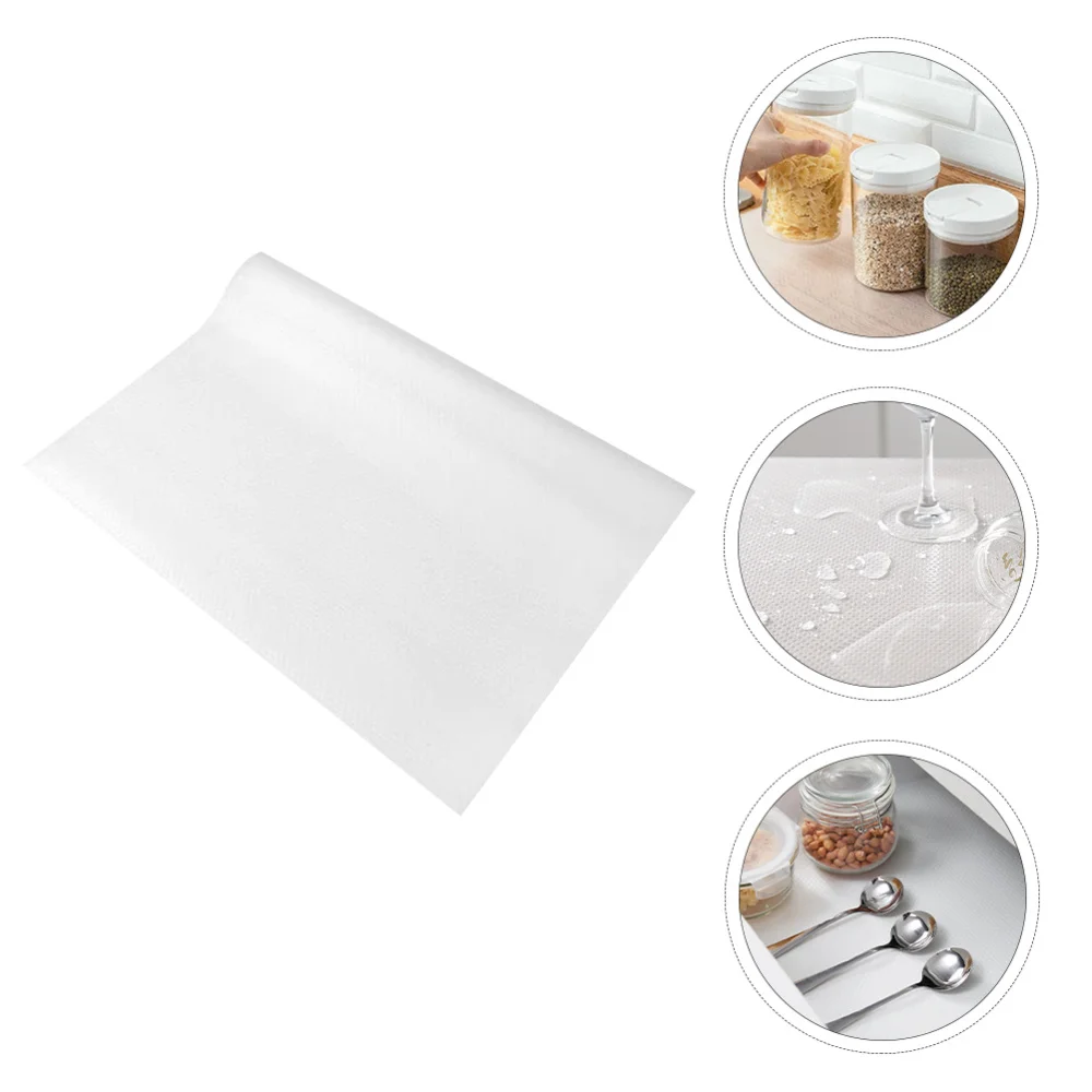 

2 Rolls of Wardrobe Mats EVA Translucent Mats Cabinet Mats Home Drawer Liners