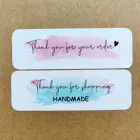 Спасибо за ваш заказ, наклейки, 1x3 дюйма, этикетки для запечатывания конвертов для малого бизнеса, декоративные наклейки, канцелярские принадлежности