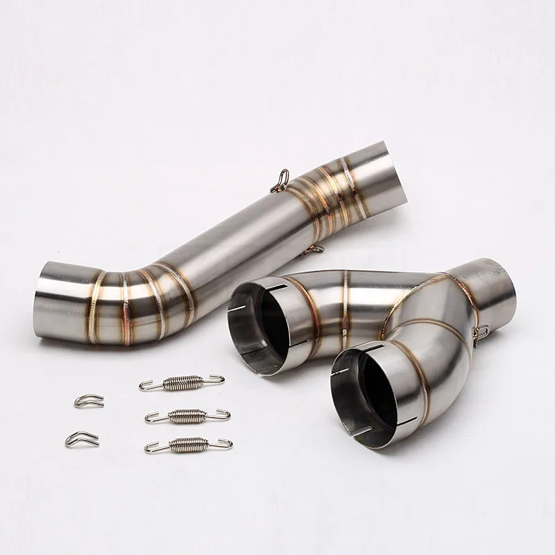 Для BMW S1000RR 2010 2011 2012 2013 2014 S1000 RR мотоцикл 61 мм глушитель среднее звено трубы без