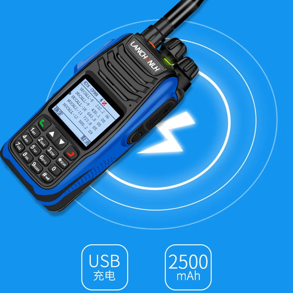 Двойная рация VHF UHF APRS TFT экран дисплей фонарик для GPS Beidou GLONASS Беспроводная