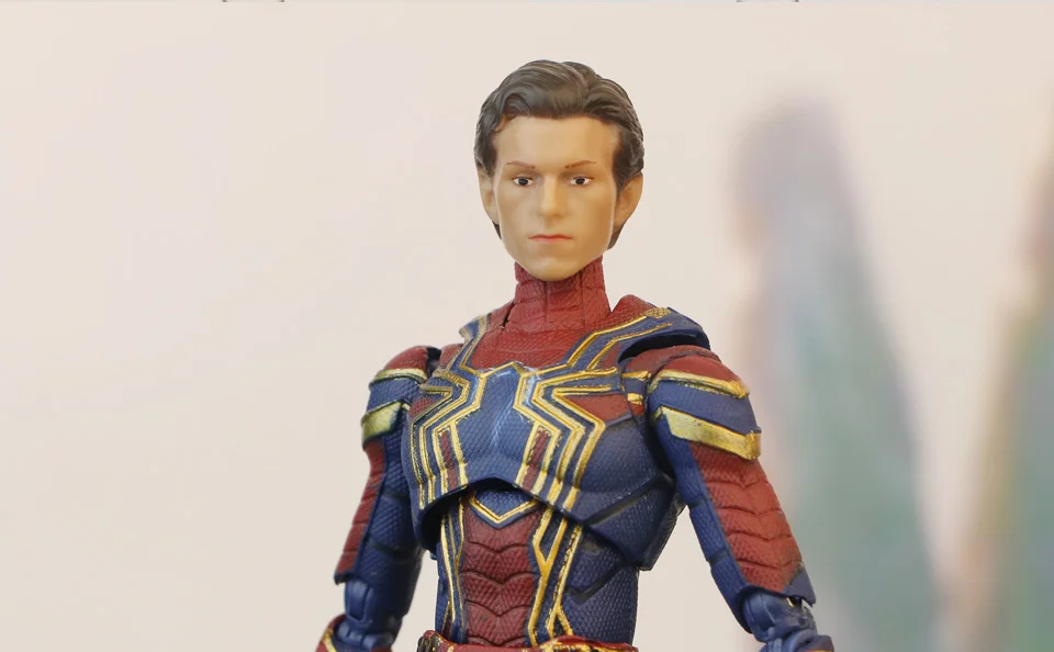 Pete Parker Человек-паук и Tony Stark Железный человек 1/12 SHF голова Мстители статуи супер герой аксессуары игрушки модель