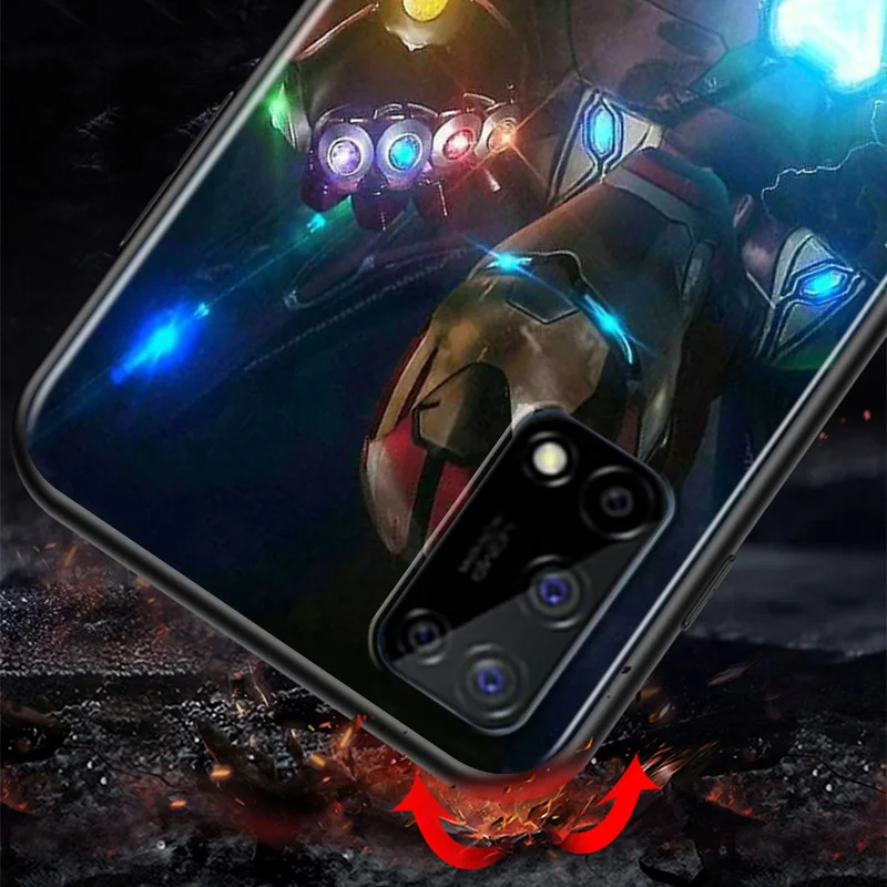 

Marvel Super Hero Avengers Iron Man For Huawei Honor V9 Play 8S 8C 8X MAX 8A Prime 8 7S 7A Pro 7C TPU Silicone Black Phone Case