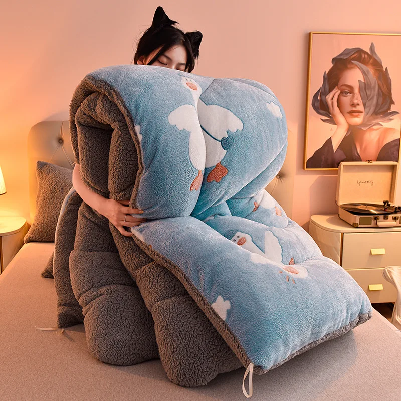 

Зимнее бархатное одеяло, осенне-зимнее Флисовое одеяло