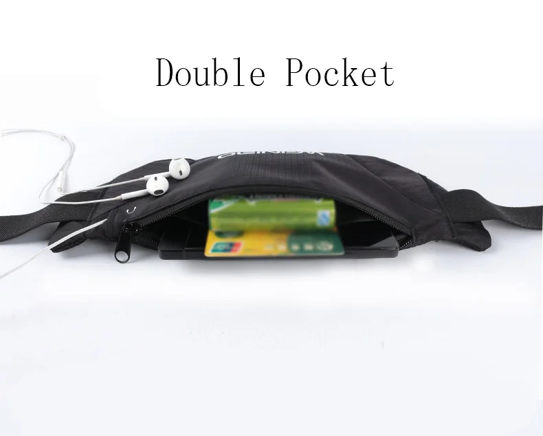 Сумка для бега рюкзак велоспорта карман телефона водонепроницаемый ремень