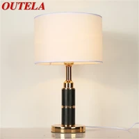 outela table lamps modern luxury design led desk light decorative for home bedside