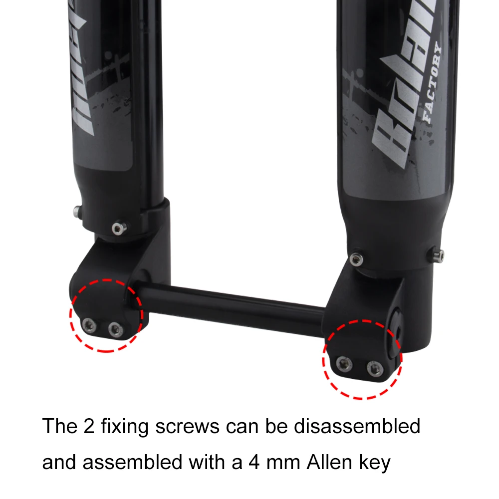 Вилка BOLANY для горного велосипеда сквозная ось воздушная подвеска перевернутая