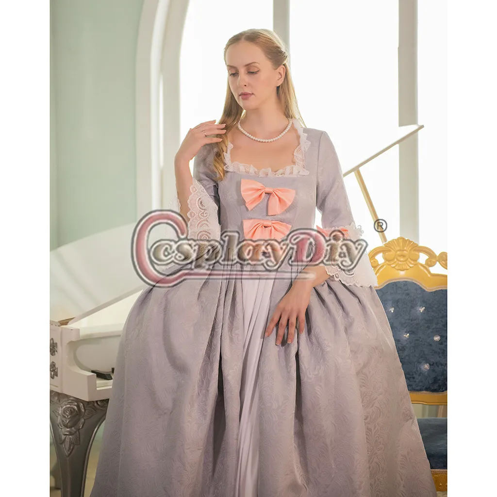 Cosplaydiy 18-й век вечерние платья Мария-антоинетт рококо костюм платье колониальные