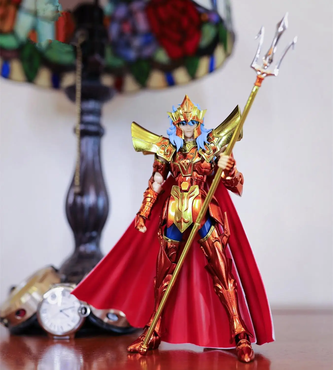Jmodel Saint Seiya Ткань Миф EX Золото морской император поидон Джулиан соло модель