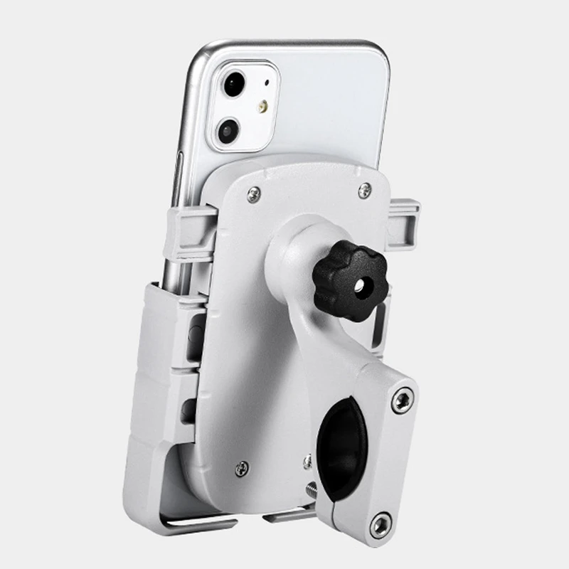 

Phone Bracket Aluminum Alloy Anti-Shake Bracket 4.7-6.5 Inch Phone Bracket for Bicycles and Motorcycles