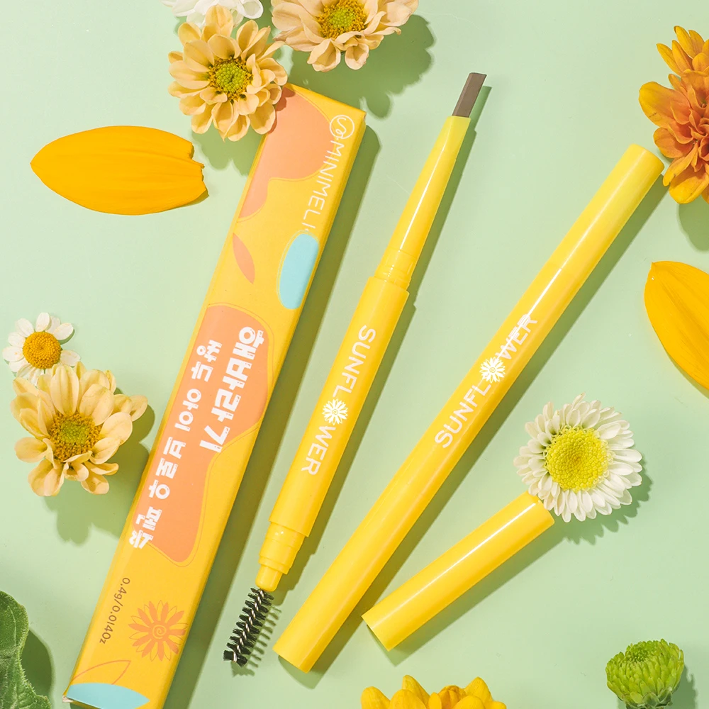 

Long lasting Eyebrow Pencil Makeup Pigmented Waterproof Eye Brow Pen Fluently Smudge-proof Natural sweat free Cosmetics