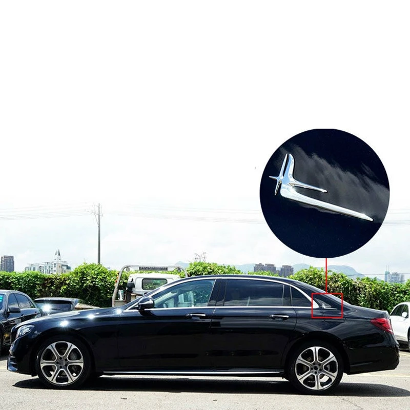 

2Pcs Car Lengthened Standard Sticker Trim Decor Stylish for Mercedes-Benz E C Cl W205 W213 2016-2019 Car-Styling