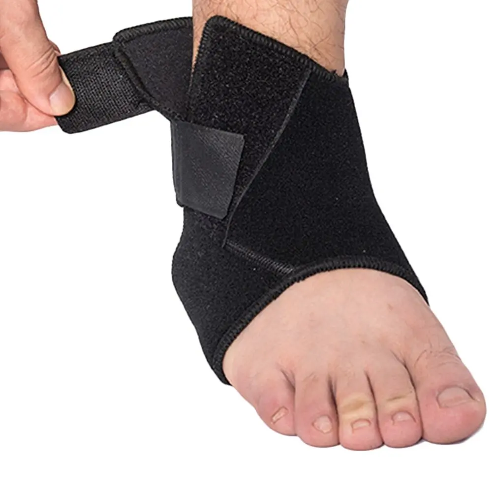 Регулируемый бандаж для фиксации голеностопа эластичный 1 шт. защита от