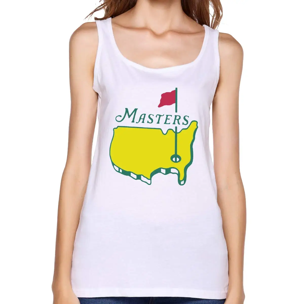 Майки для женщин Masters Tournament Augusta национальная жилетка гольфа без рукавов
