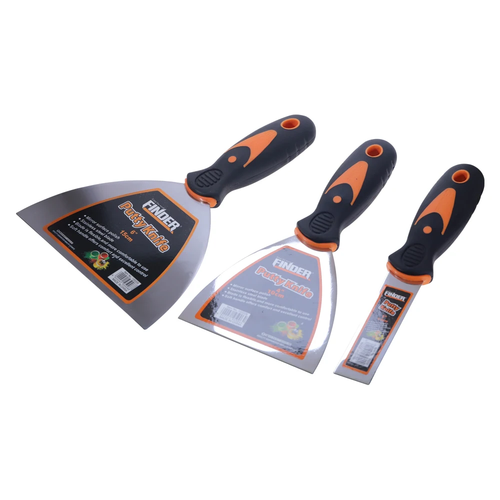 1 шт. 6/4/1 дюймов скребок нож для шпатлевки лопатка из углеродистой стали